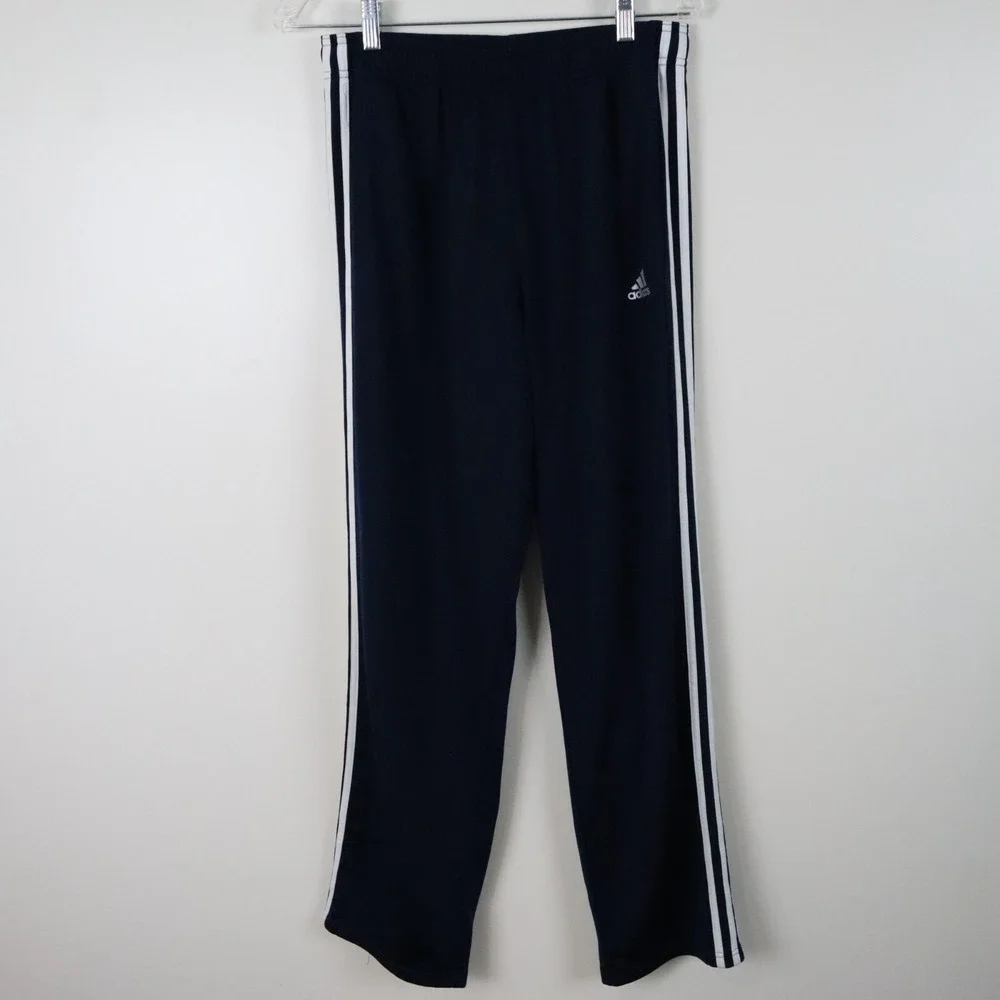 Adidas Pants Mens Medium Activewear Track Gym Training Sports Athletic Dark Blue